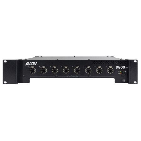 Aviom D800 v.2 A-Net Distributor with Dante Interface