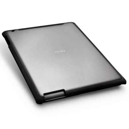 AViiQ Smart Case for Apple iPad 2, Black Trim/ Charcoal Grey