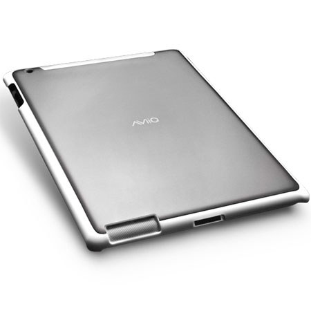 AViiQ Smart Case for Apple iPad 2, White Trim/ Gray