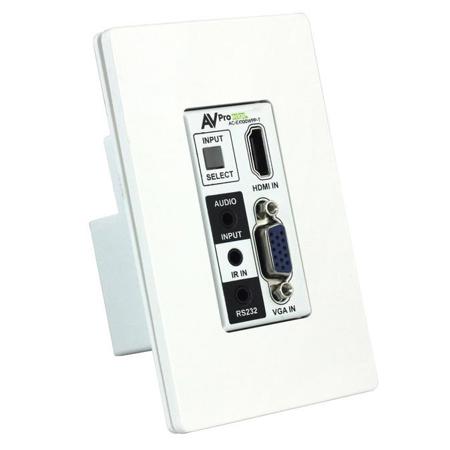 AVPro Edge Auto-Switching 100 Meter HDBaseT Wallplate Transmitter