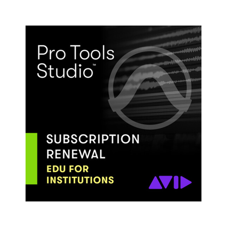 Avid Pro Tools Studio 1-Year Subscription License Renewal, Academic, Download