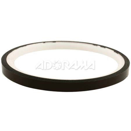 Adorama Metalized Slide Masking Tape, Black, 1/4in Wide