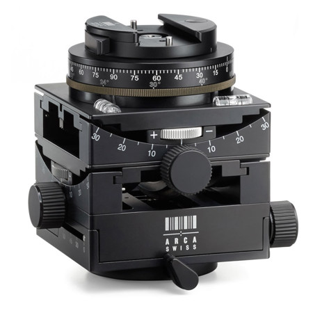 Arca Swiss C1 Cube Geared Tripod Head with clicPan and monoballFix Quick Release