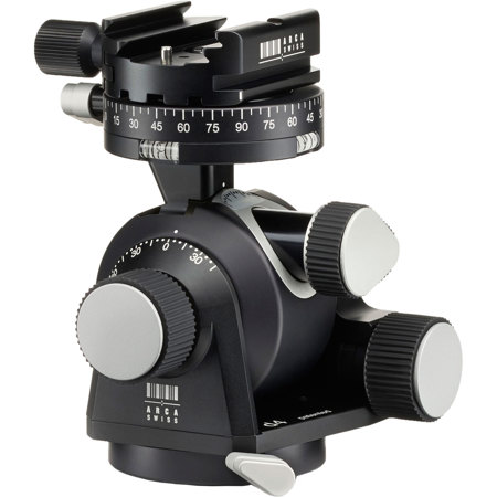Arca Swiss d4 Geared Tripod Head with Quick Set FlipLock Device (Plate Not Included)