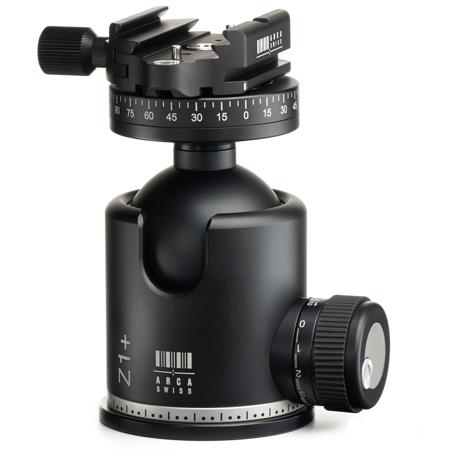 Arca Swiss Monoball Z1+ Double Pan Tripod Head with Quick Set Classic  Device (Plate Not Included)