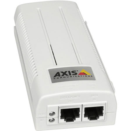 Axis Communications T8120 15W Power over Ethernet Midspan, 1-Port