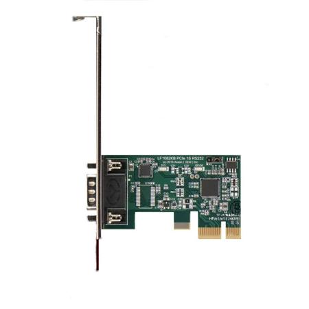 Axxon Native PCI Express (PCIe) 1 Port RS232 Serial Card Adapter with DMA