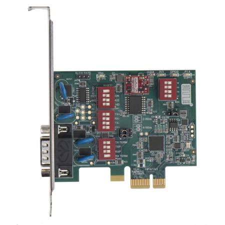 Axxon 1 Port (PCIe) Galvanically Isolated RS422/RS485 Host Card Adapter with DMA
