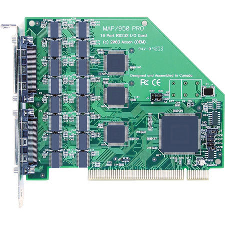Axxon 16 Port RS232 PCI Controller Card