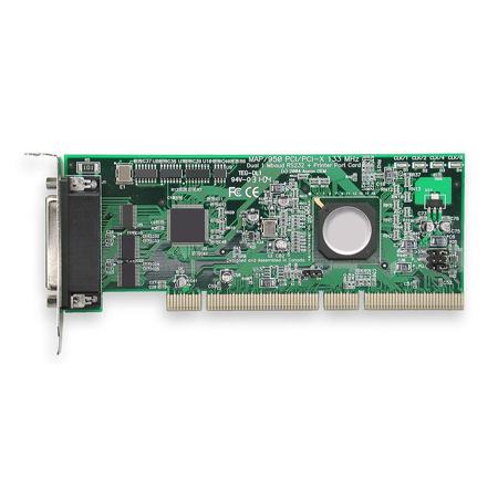 Axxon PCI / PCI-X 133 MHz Dual RS232 (921kbps) Serial Port + 1 Parallel Port Adapter with 36" Cable (HD44M to 2x DB9M + DB25F)