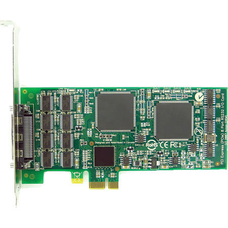 Axxon 8 Port RS232 PCI Express Card, Low/Standard