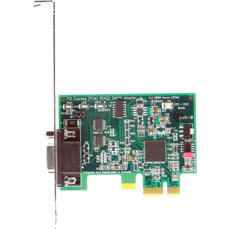 Axxon 1 Port RS422 PCI Express Controller Card