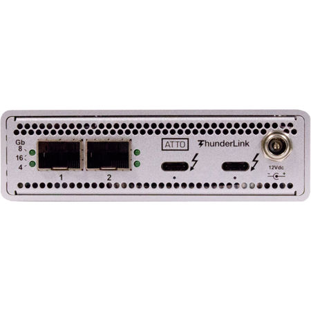 ATTO Technology FC 3162 2-Port 40Gb/s Thunderbolt3 to 2Port 16Gb/s Fibre Adapter