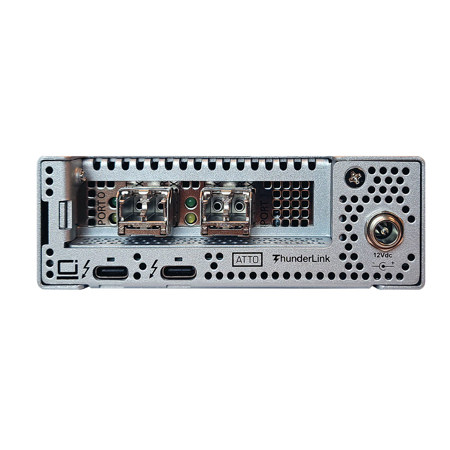 ATTO Technology ThunderLink 5322 2-Port Thunderbolt 5 to 2-Port 32Gbps Fiber Channel Adapter with 2x SFP+ Module