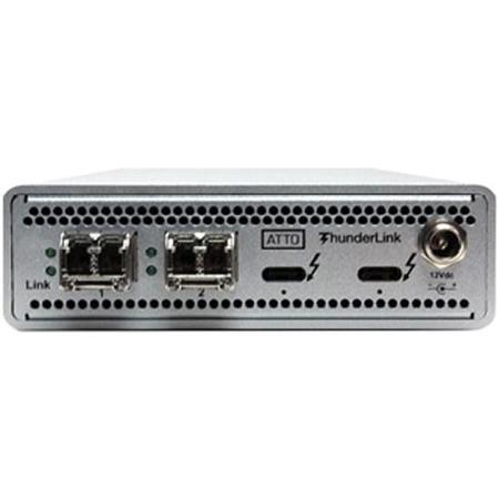 ATTO Technology ThunderLink NS 3102 40Gb/s Thunderbolt 3 to 10GbE (SFP+) Adapter