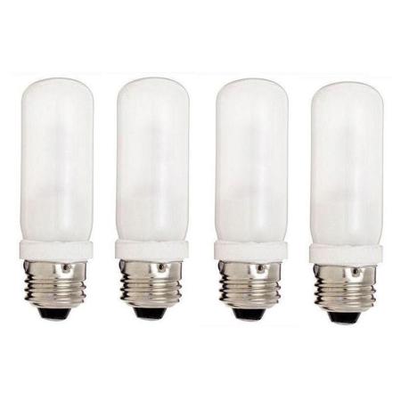 Alzo Digital 250W Quartz Halogen Replacement Photo Light Bulb, 3200K, Pack of 4