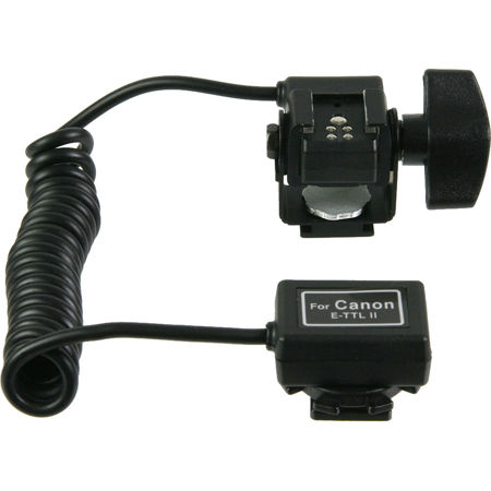 Alzo Digital 40" Coiled Off Camera Sync Cord for Canon EOS E-TTL and E-TTL Flash