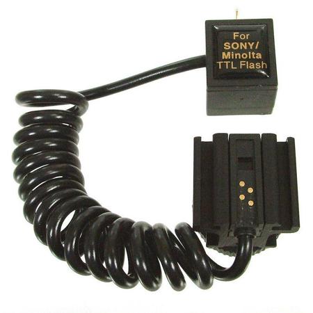 Alzo Digital Off Camera Sync Cord for Sony/Minolta TTL Flash, 40" Coiled Cable