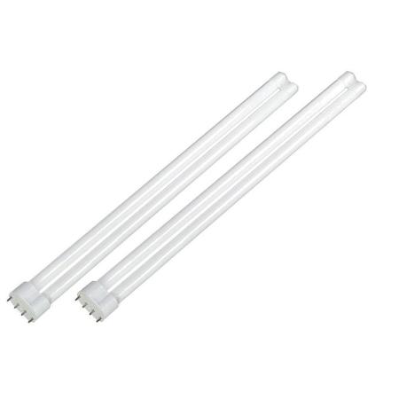 Alzo Digital 55W Video-Lux T5 CFL Fluorescent Globe U-Tube Light Bulb, 3200K, 2600 Lumens, Pack of 2