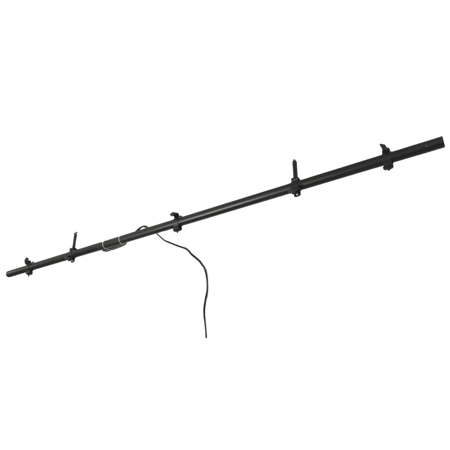 Alzo Digital 6' Suspended Drop Ceiling Mounting Bar for DJ Stage Lights, Black