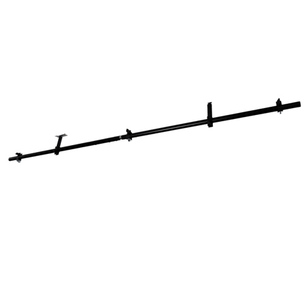 Alzo Digital 6' Suspended Drop Ceiling Mounting Bar for DJ Stage Lights, White Cord