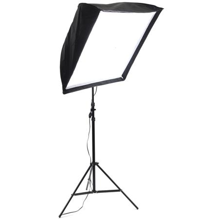 Alzo Digital 200 CFL Umbrella Softbox Light Kit with Stand, 5500K