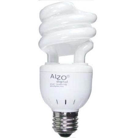 Alzo Digital 15W 120V CFL Video-Lux Photo Light Bulb, 3200K, 750 Lumens