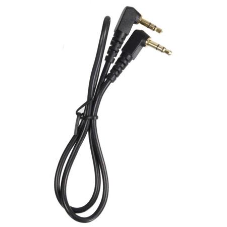 Alzo Digital 18" Right-Angled Video Stereo Audio Cord for DSLR Camera