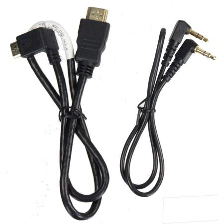 Alzo Digital HDMI & Stereo Audio Cord Set for Canon Cameras