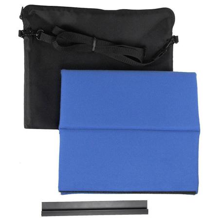 Alzo Digital Tablet Lounger Valise with Shoulder Strap and Case, Blue