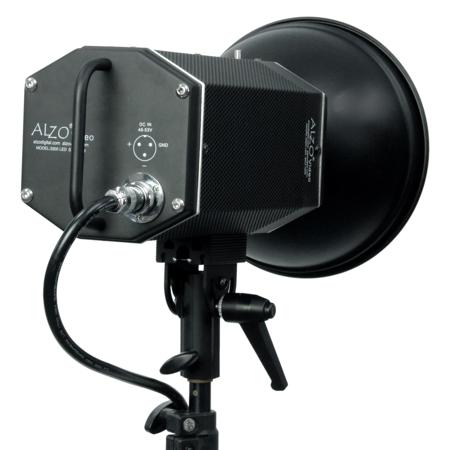 Alzo Digital 3300 Ultra High Power LED Video Light with 8" PAR Reflector