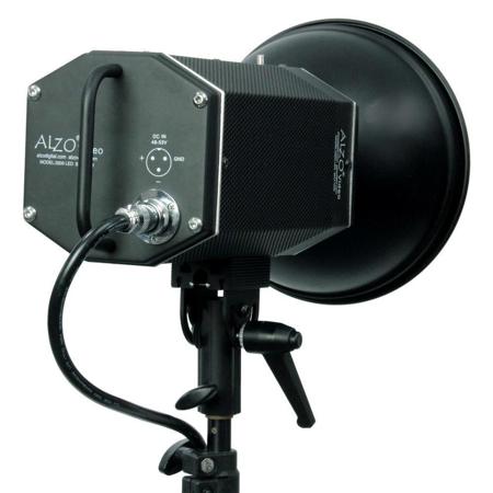 Alzo Digital 3300 Ultra High Power LED Video Light, 10' Stand & 8" PAR Reflector