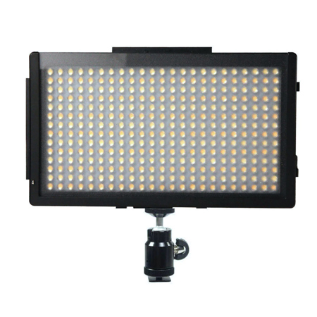 Alzo Digital 795 Bi-Color LED On-Camera Light Panel w/2x Battery and Charger Kit