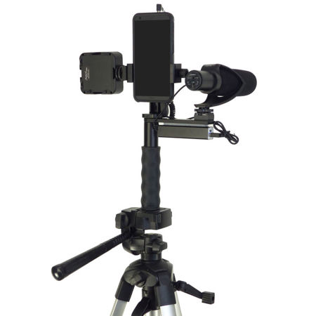 Alzo Digital Smartphone Video Handgrip Pro Rig with Shoe Mounts