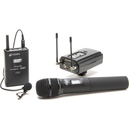 Azden 330ULH UHF On-Camera Handheld and Bodypack System