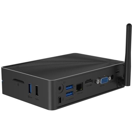 Azulle Byte3 Fanless Mini Desktop PC, Apollo Lake J3455, 4GB RAM, 64GB eMMC,W10P