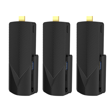 Azulle Access Pro Fanless Mini PC Stick, Intel N100 0.8GHz, 4GB RAM, 64GB eMMC, Windows 10 IoT Enterprise, 3-Pack