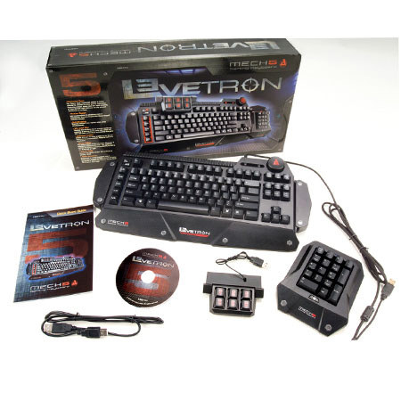 AZiO KB577U Levetron Mech5 Mechanical Gaming Keyboard