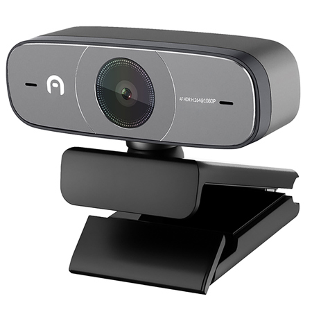Azulle L4001 Autofocus 1080p HDR Webcam with Microphone, Black