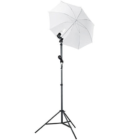 Adorama 8 Black Lightstand, 5/8" Top Stud with 1/4-20" Screw Thread,