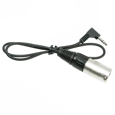 Azden MX-R1 17.7" 3.5mm TRS Mini Plug Male to 3-Pin XLR Male Audio Adapter Cable