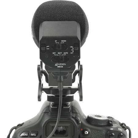 Azden SMX-30 Stereo/Mono Switchable Video Microphone SMX-30 - Adorama