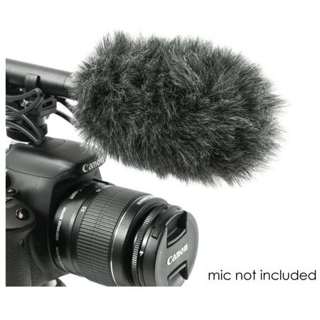 Azden SWS-10 Furry Windshield Cover for SMX-10, SGM-990 and SGM-990+i Mics
