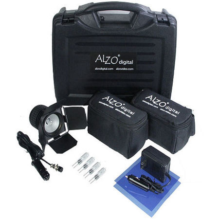 Alzo Digital 740 Power-User OnCamera DC Video Light Kit