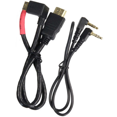Alzo Digital DSLR Video HDMI Right Angle 2 Short Cord Cable Kit