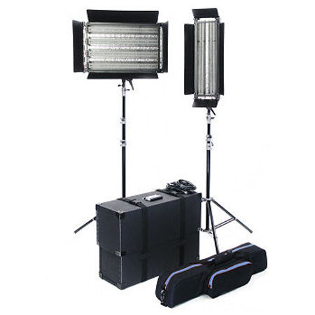 Alzo Digital Pan-L-Lite 2 Light Quad Kit with Cases