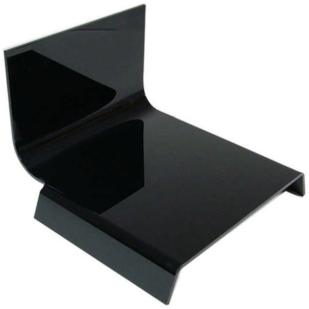 Alzo Digital 11x11" Small Riser Platform Kit, Clear and Black, Set of 2