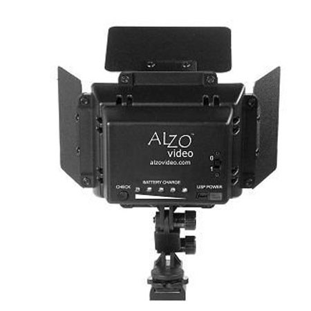 Alzo Digital 770L On-Camera LED Video Light Kit