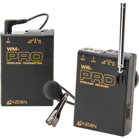 Azden WLX-PRO Camera Mountable VHF Wireless Microphone System WLX