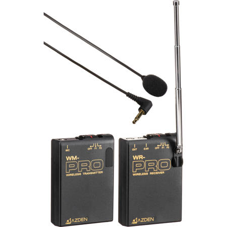 Azden WLX-PRO Camera Mountable VHF Wireless Microphone System WLX